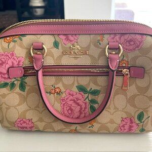 Coach Satchel Bag (double handle and adjustable cross strap)